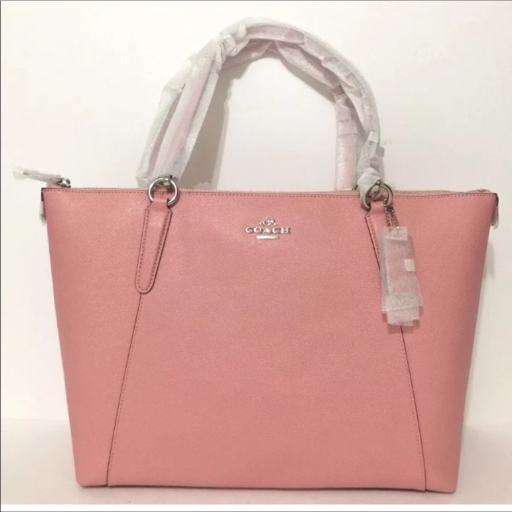 💖NWT COACH AVA 💓💖TOTE IN CROSSGRAIN LEATHER 💕